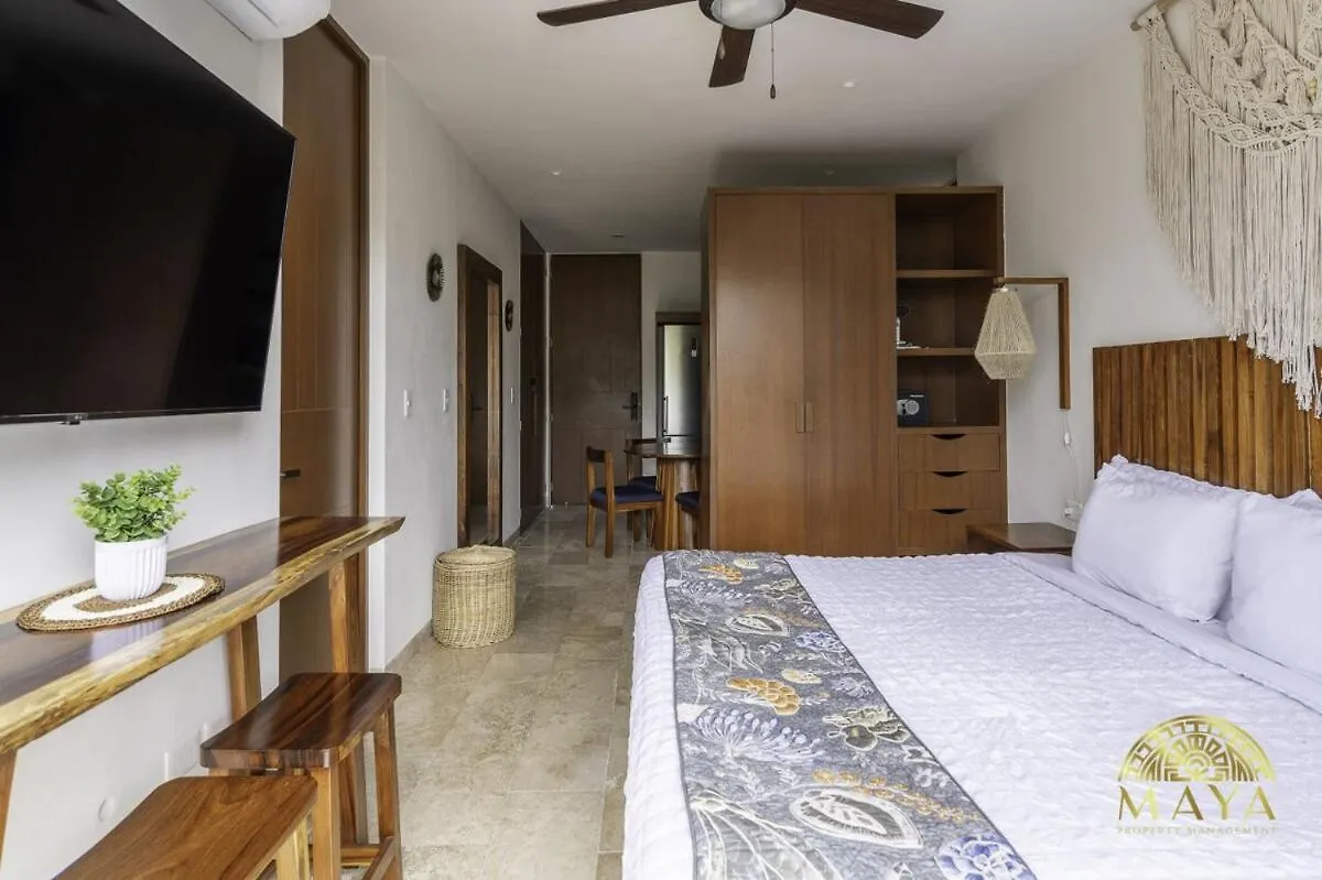 דירה טולום Nhoa 205B Lux 1Br Condo Pool View In Aldea Zama